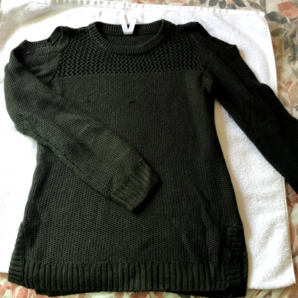 2/$20 Green Knit Sweater